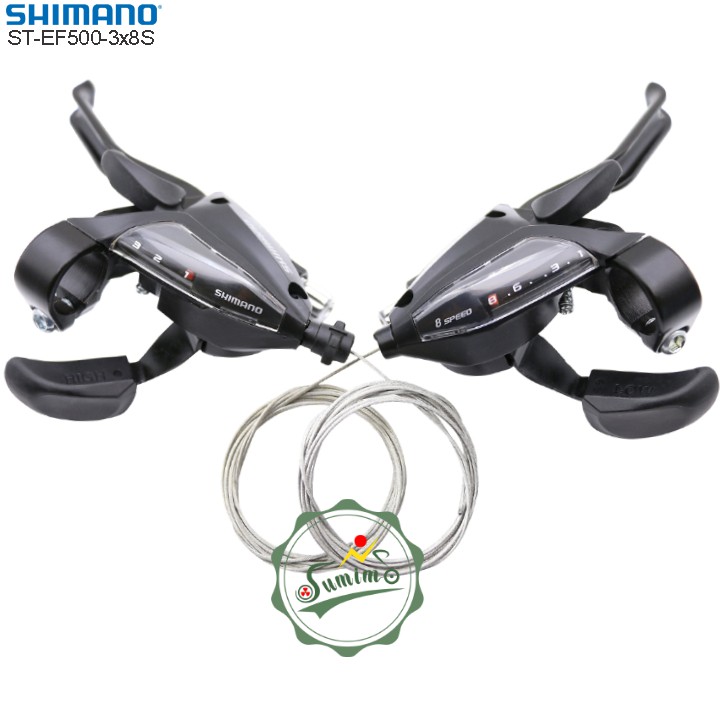 Tay đề xe đạp - Tay đề Shimano ST-EF500-3x8 Speed - Chính hãng