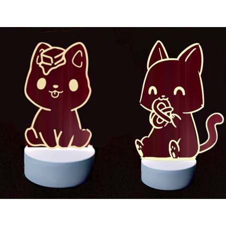 Đèn Led kero ccs trắng L1I1 Đèn Ngủ 3D cute doraemon totoro vô diện chuột vàn shin one piece sumikko jinbeisan usagyuuun