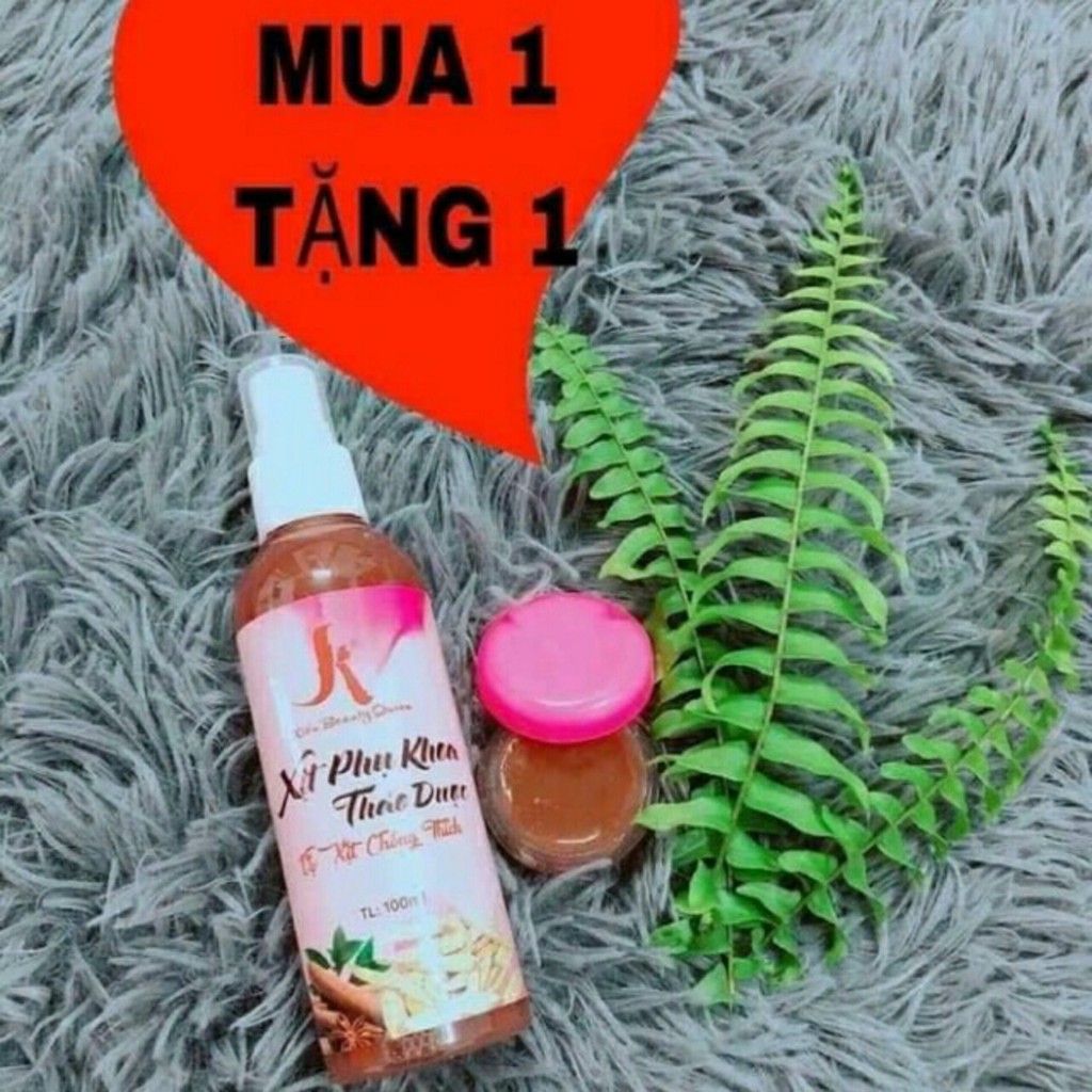 Xịt Phụ Khoa Thảo Dược Kiều Làm Hồng Khít Kháng Viêm + Tặng hồng ti - chai 100ml