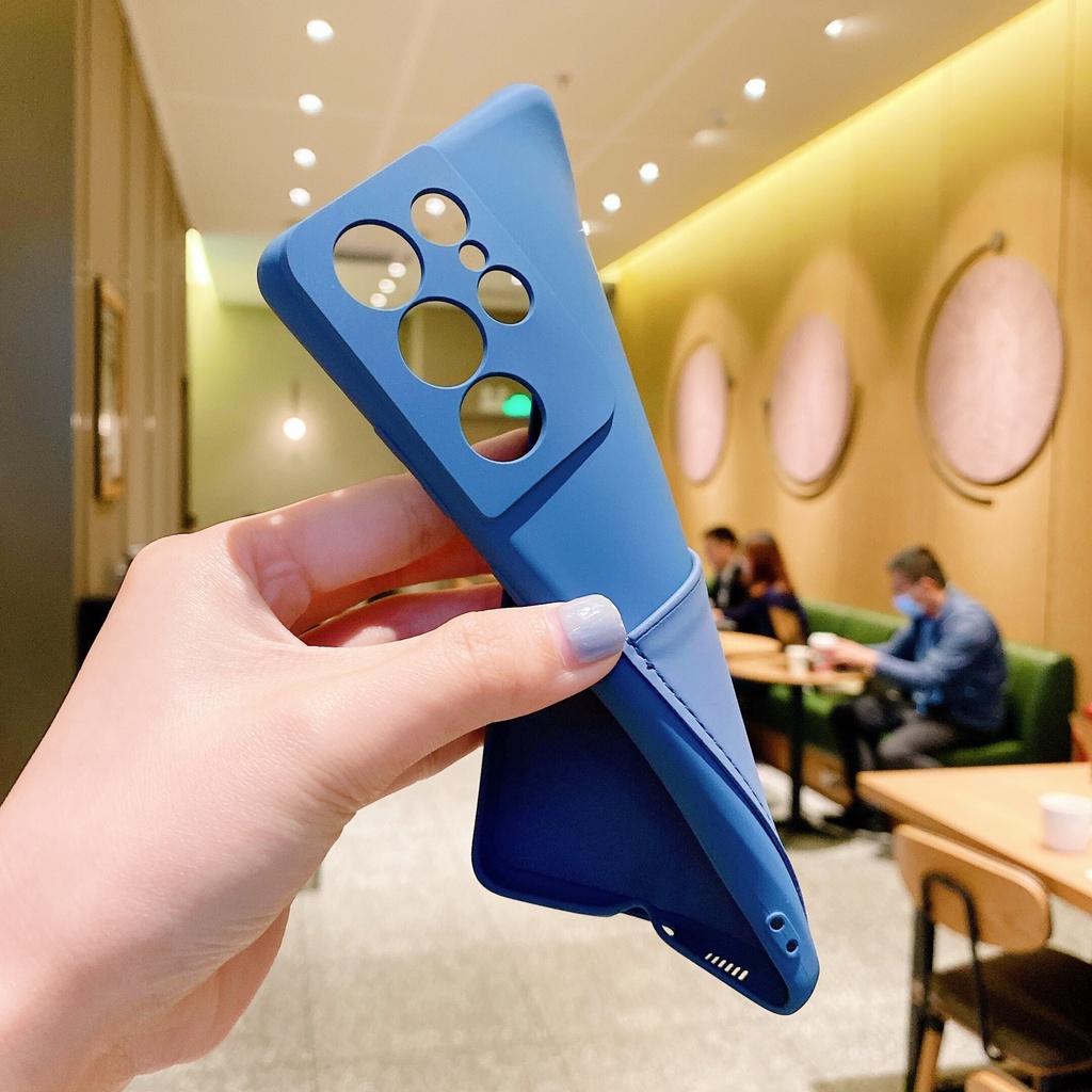 Hoco Ốp Điện Thoại Silicon Mềm Màu Kẹo Có Ngăn Đựng Thẻ Cho samsung galaxy s23 s22 s21 s20 ultra note 20 a51 a33 a53 a32