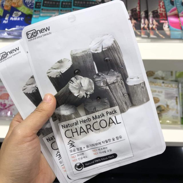 [Mặt nạ giấy] mặt nạ thải độc Than hoạt tính Benew Charcoal Hàn Quốc
