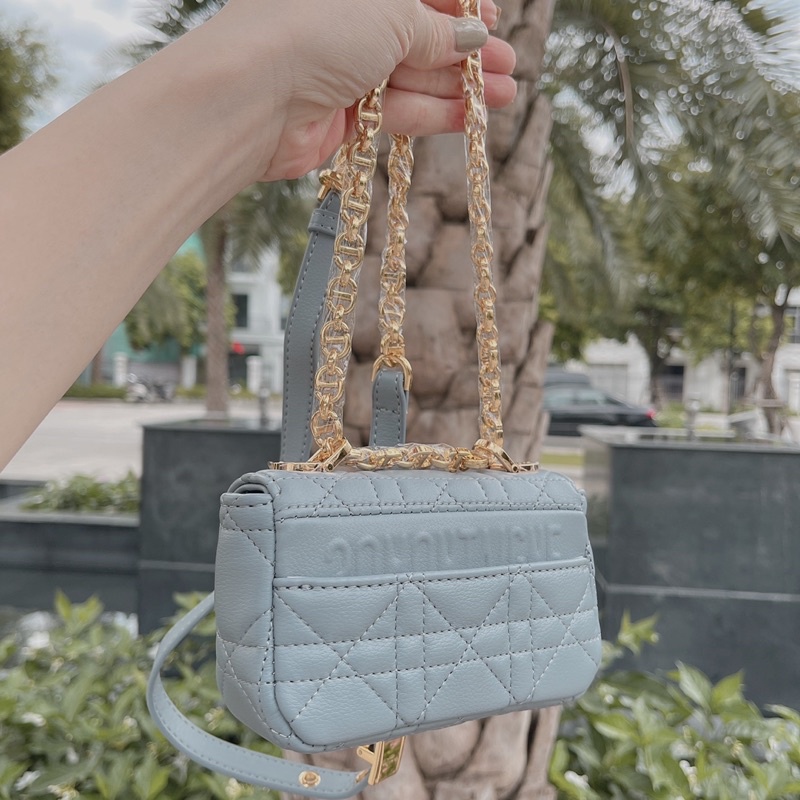 Túi D mini trần trám caro