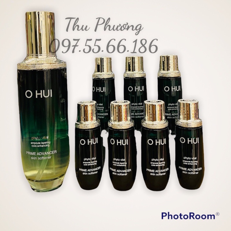 set Nước hoa hồng sữa dưỡng chống lão hoá giảm nếp nhăn Ohui Prime Advanced 4sp chính date 2026