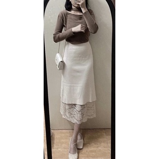 Chân váy len chữ A dệt kim đẹp có thể mặc được 2 mặt, kiểu dáng Hàn Quốc sang chảnh dễ phối đồ