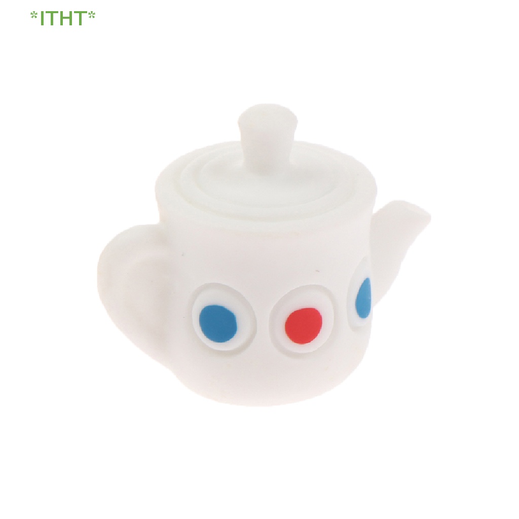 Bộ 4 Ấm Tách Uống Trà Mini Tỉ Lệ 1: 12 Cho Nhà Búp Bê Mới