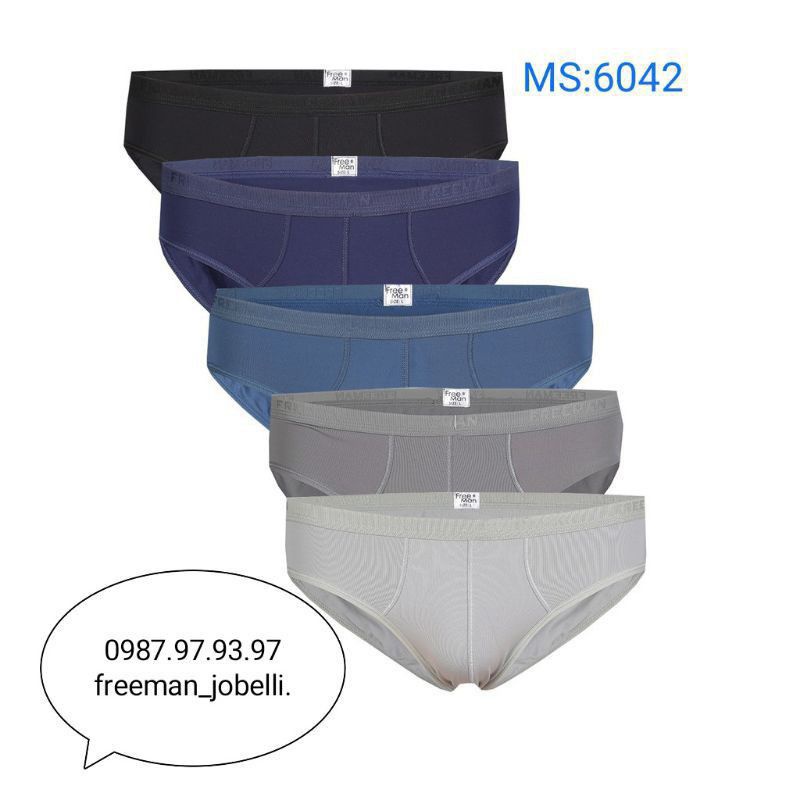 combo 5 quần sịp freeman mã 6042