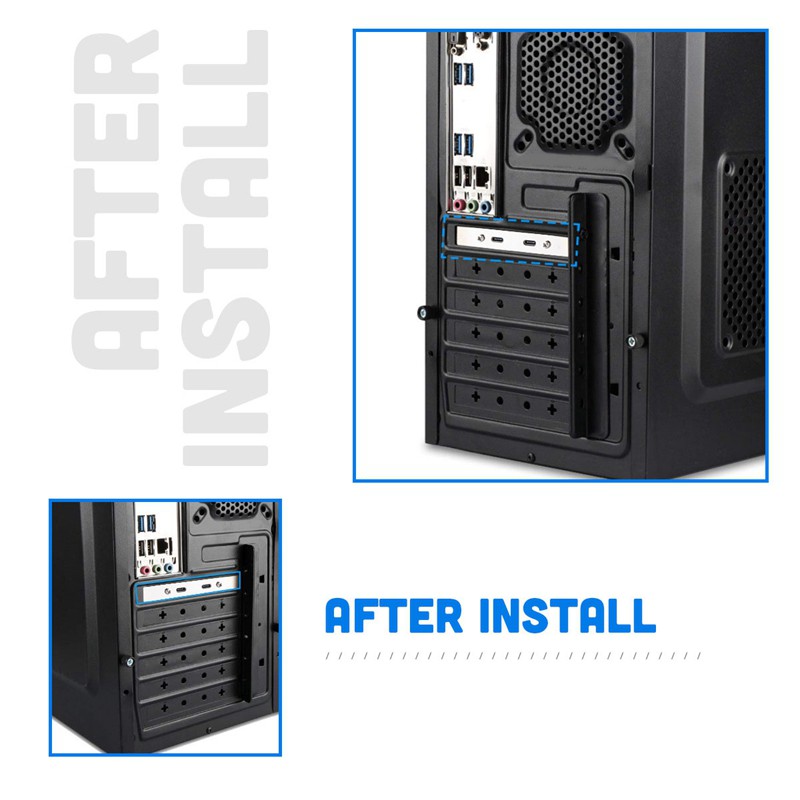 Cáp Mở Rộng Usb C 3.1 Sang 20-pin 2 Cổng Type-C Cho Máy Tính | BigBuy360 - bigbuy360.vn