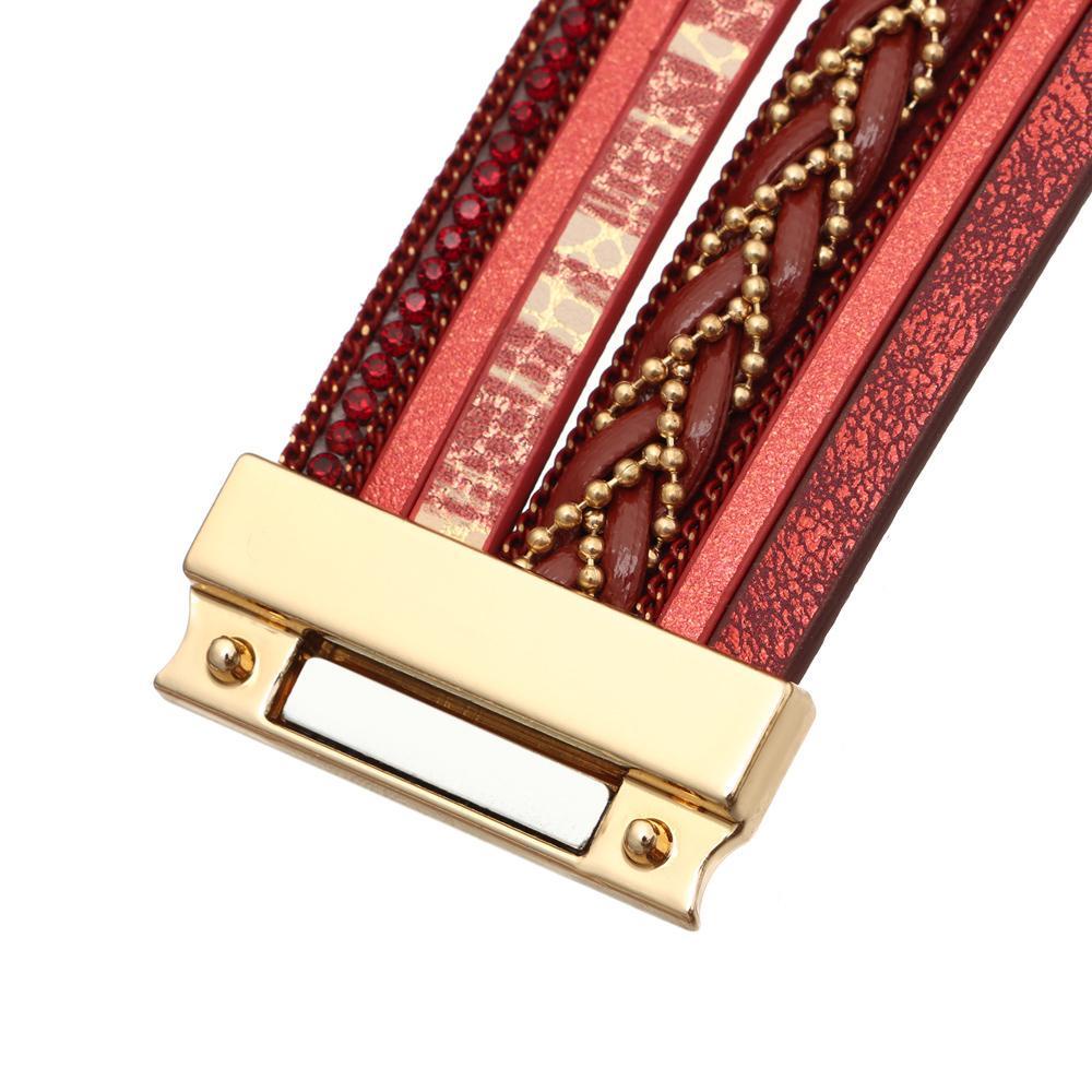 MOILYVN Vòng Tay Chuỗi Hạt Nhiều Lớp