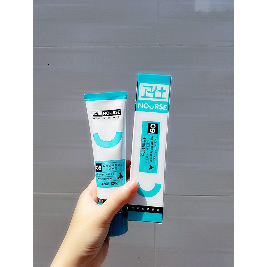 NOURSE 09 gel dinh dưỡng bổ sung vitamin kích thích ăn ngon cho chó mèo