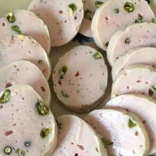 Giao liền Chả lụa ớt xiêm Nha Trang  1 cây giao liền