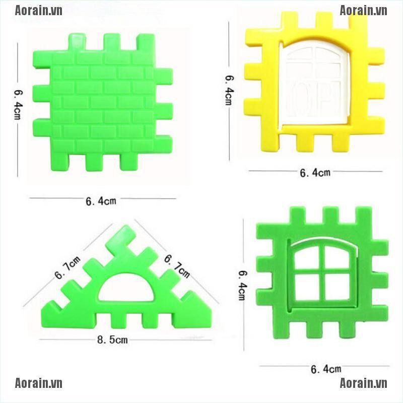 Bộ mảnh ghép hình ngôi nhà cho bé thỏa sức sáng tạo