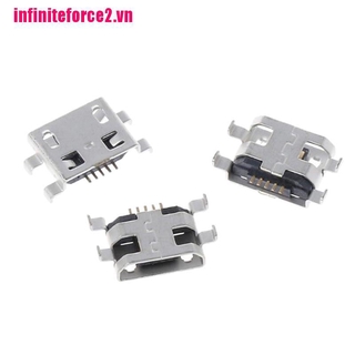 (Force) 10 Giắc Chuyển Đổi Type B Micro Usb 5 Pin Female