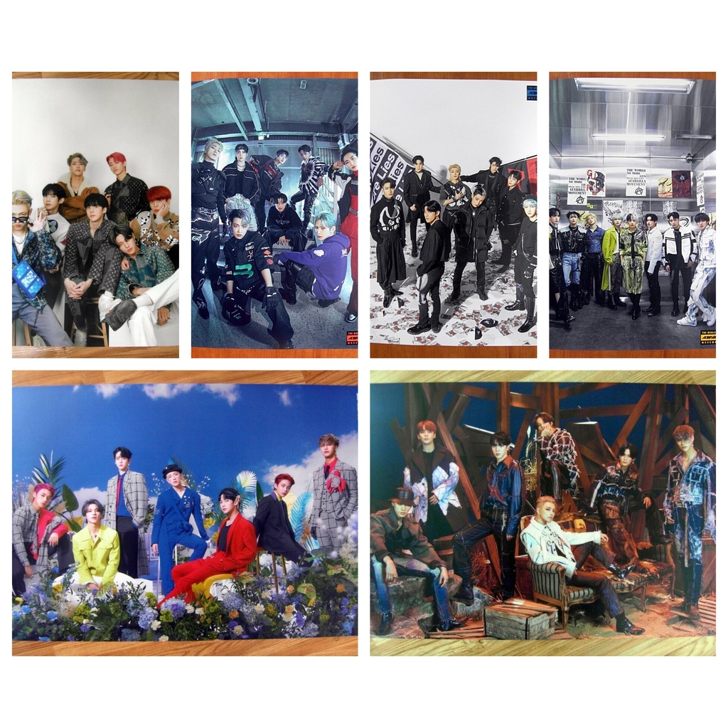 #MéoStore Poster Kpop ATEEZ chính hãng có ống tube nhựa bảo vệ hàng có sẵn