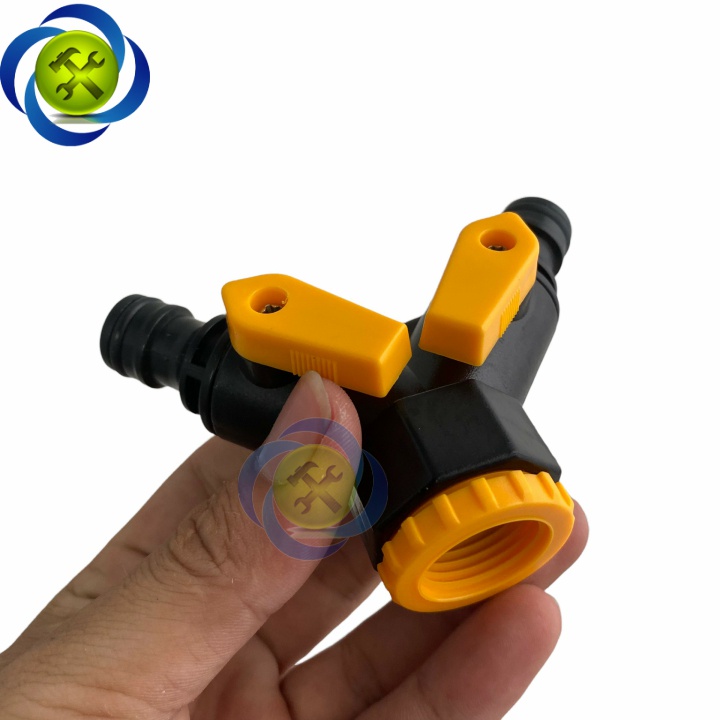 Khớp nối chữ Y ba đầu có van khóa Tolsen 57116 dùng cho ống 1/2&quot;