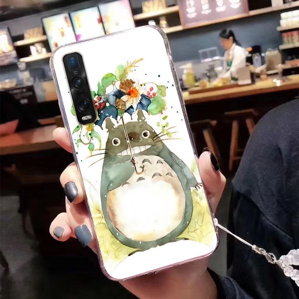 Ốp Điện Thoại Trong Suốt In Hình Totoro Cho Asus Zenfone Shot 4 Selfie Max Pro M1 M2 Plus At92