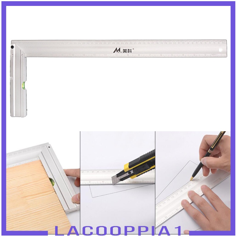 [Lacooppia1] Thước Đo Góc Vuông / Vuông Bằng Thép Không Gỉ