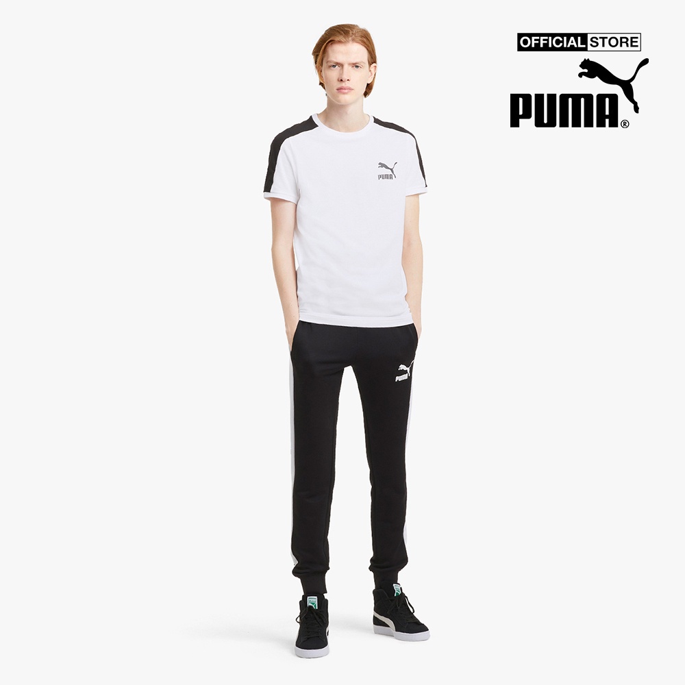 PUMA - Áo thun thể thao nam cổ tròn ngắn tay Iconic T7 Train 599869-02