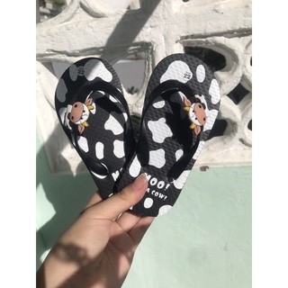 combo mẹ và bé dép bò sữa
