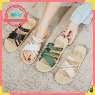 Sandal Nữ❤️ Freeship_50k❤️ Sandal Nữ Giả Cói [Hàng Chuẩn] Đủ Màu Sắc Đi Biển Chống Nước, Đế Cao Su Dẻo