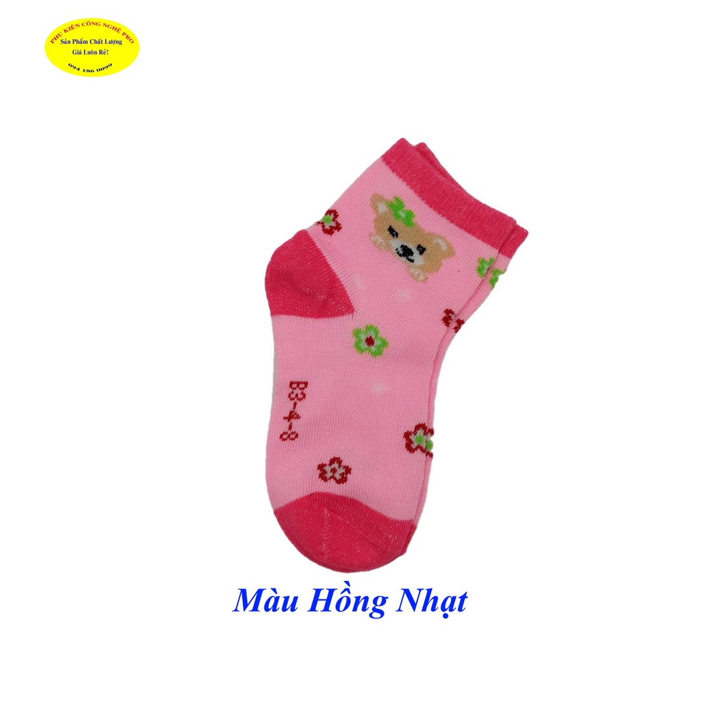 Tất Vớ cho trẻ từ 4 tuổi đến 8 tuổi In hình bất kỳ Chất liệu thun cotton co giãn, dày êm, Bảo vệ đôi chân