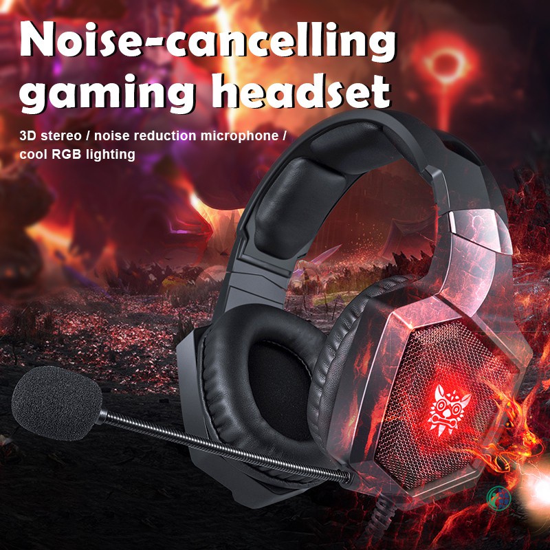 Tai Nghe Trùm Đầu K8 3.5mm Có Đèn Led Cho Ps4S Xboxs One Pc | BigBuy360 - bigbuy360.vn