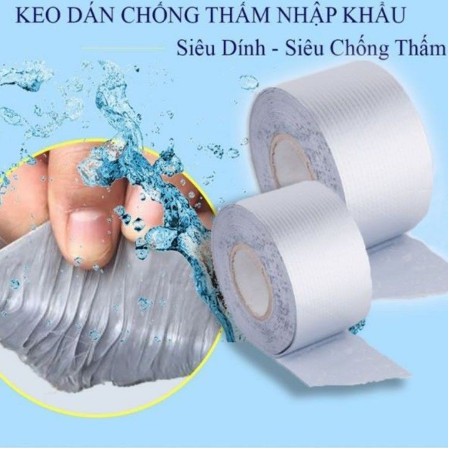 Băng keo chống thấm nước nhật bản 10cm siêu dính băng keo chống thấm nhà bếp siêu chắc