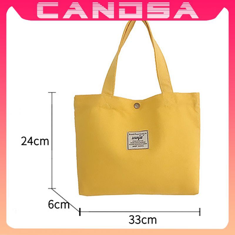 Túi tote vải canvas đeo chéo trơn mềm đi học đẹp giá rẻ TT2