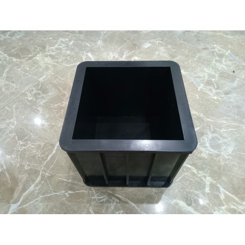 Khuôn đúc mẫu bê tông lập phương nhựa 150x150x150mm thường màu đen