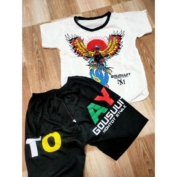 Bộ tay ngắn quần short thun cho bé trai