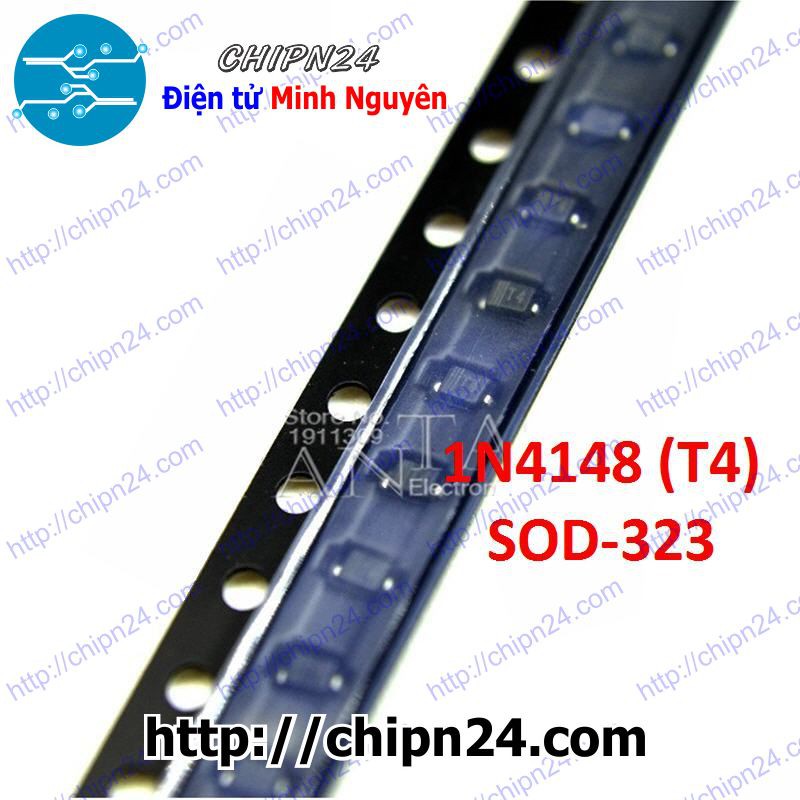 [25 CON] Diode Dán 1N4148 [T4] [SOD-323] (SMD Dán) (4148) [Diode xung]