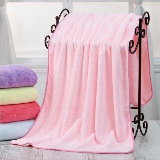 Khăn tắm lông cừu kt 70x140cm