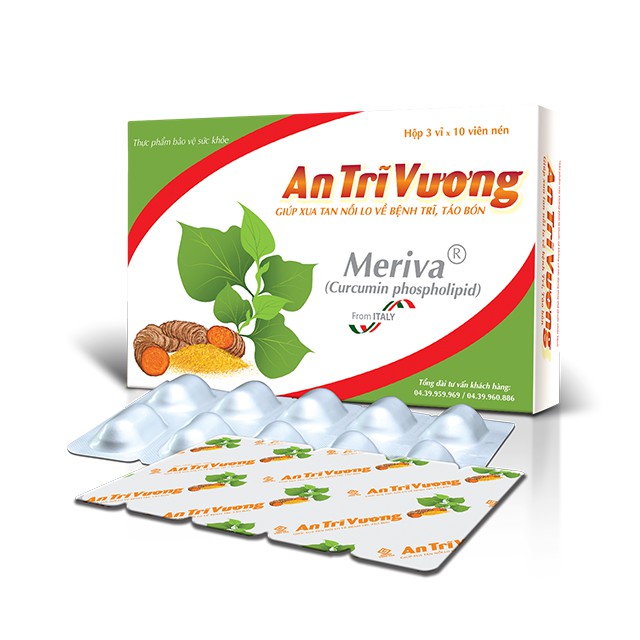 ✅[CHÍNH HÃNG] TPCN An Trĩ Vương - Hỗ trợ điều trị trĩ và táo bón ( hộp x30 viên) - Mẫu mới