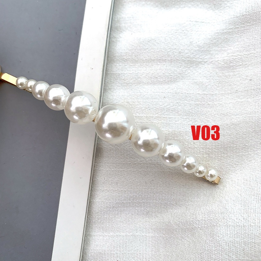 Kẹp Tóc Hàn Quốc Đính Ngọc Nhân Tạo