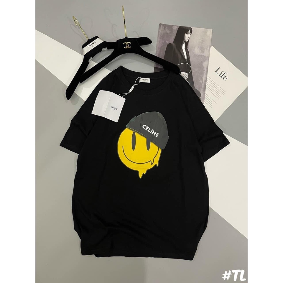 - ÁO PHÔNG THỤNG MÀU ĐEN/ MẪU NGẪU NHIÊN/ ÁO THUN 49K