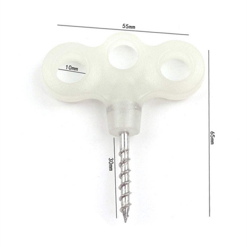 Set 4 Chốt Khóa Dây Thừng Màu Dạ Quang An Toàn Cho Hoạt Động Ban Đêm Ngoài Trời