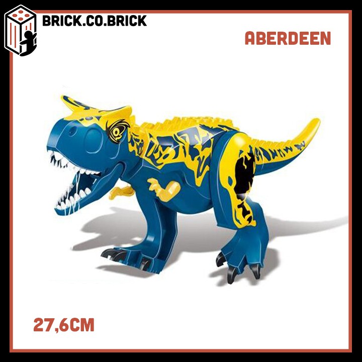 KF AB- Đồ chơi lắp ráp sáng tạo - Mô hình Khủng long Non lego -Dinosaurs Jurassic Park- Tyrannosau- Aberdeen Blue Large