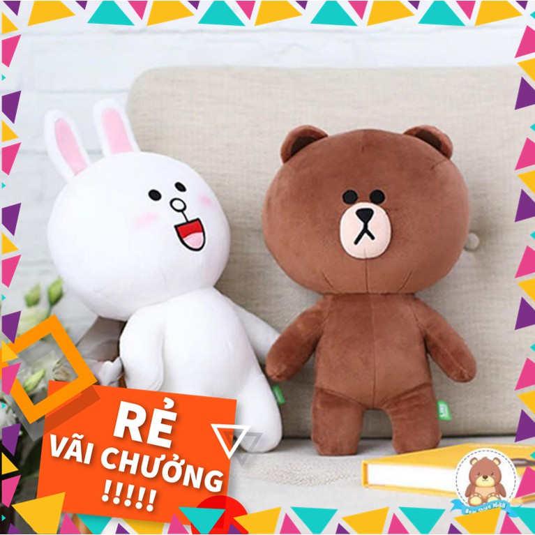Gấu Bông Brown Gấu Bông Thỏ Cony Size 40cm HÀNG CAO CẤP