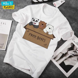 HOT SALE- Áo Thun Nam Siêu Ấn Tượng Với Hình Chúng Tôi Là Gấu Giá Sốc F702L20