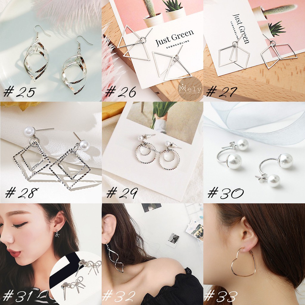 Set bông tai nữ bk shop