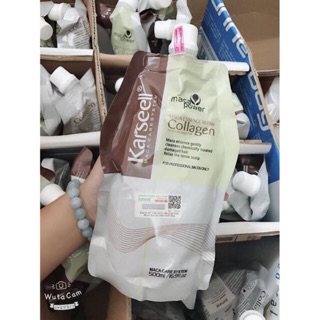 Ủ tóc collagen karseell + tem chống giả bao check mã vạch