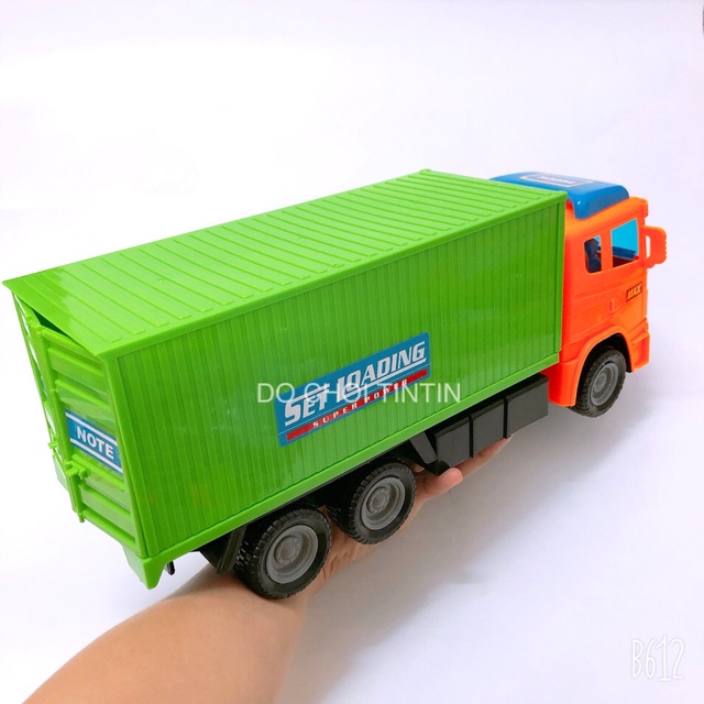 [HÀNG VN-SIÊU TO] Đồ chơi xe tải công trình, xe đông lạnh, xe container chở hàng 38cm