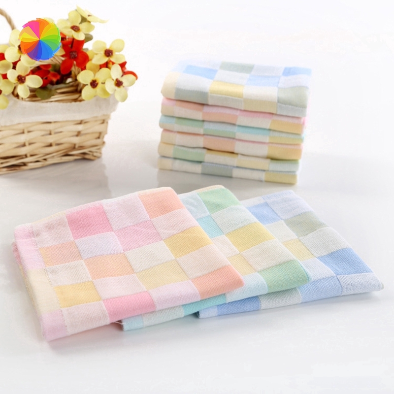 Khăn bông gạc 2 lớp hình vuông thoát khí thấm nước cho trẻ em