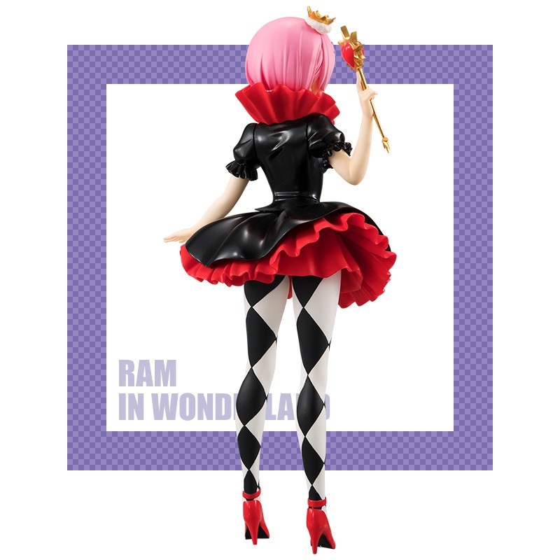 Mô Hình Figure Chính Hãng Anime Re:Zero, Ram, In Wonderland Version, FURYU, Nhật Bản