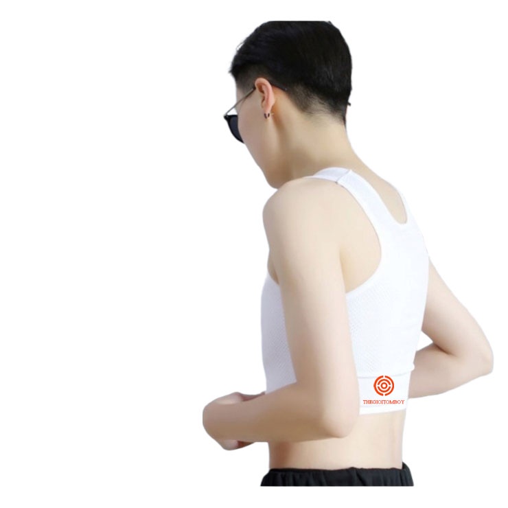 Áo Nịt Ngực Tomboy - Thun Lưới Lót thun -  Móc Gài Thoáng mát nhẹ nhàng