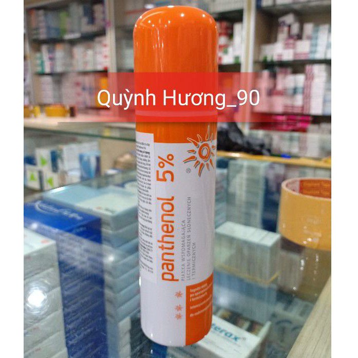 Xịt Panthenol giúp giảm cháy nắng,bỏng da.