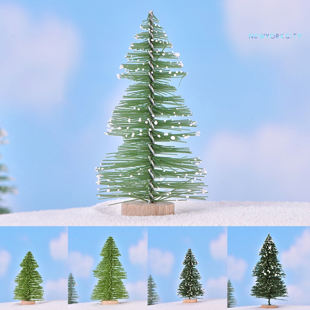 Cây Cảnh Giả Mini Bằng Nhựa Dùng Trang Trí Giáng Sinh