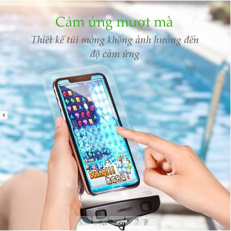 Túi chống thấm nước sâu 20m UGREEN 50919 - 60959 tiện dụng chất lượng cao cho điện thoại ✔HÀNG CHÍNH HÃNG ✔