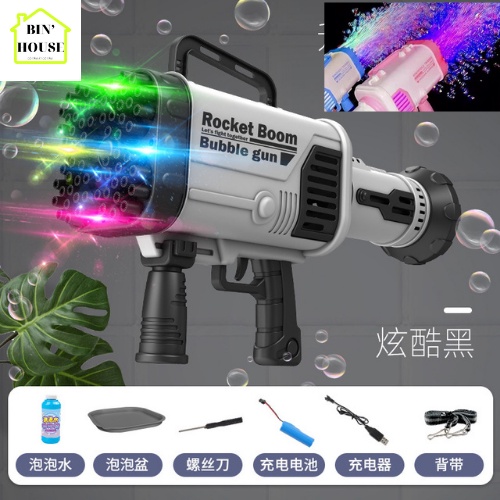 Súng bắn bong bóng 64 nòng có đen, và 69 nòng có đen chính hãng hot trend