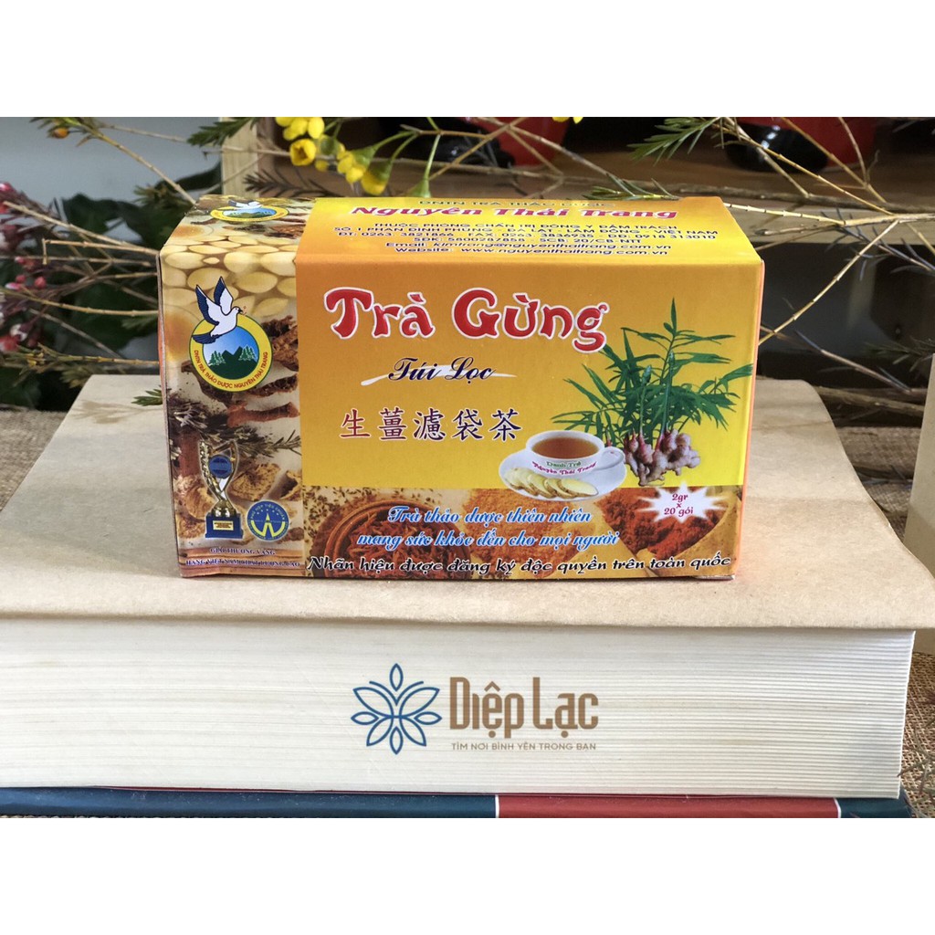 Trà Gừng– ấm áp cơ thể - Nguyên Thái Trang - thảo trà Diệp Lạc (sỉ/lẻ)