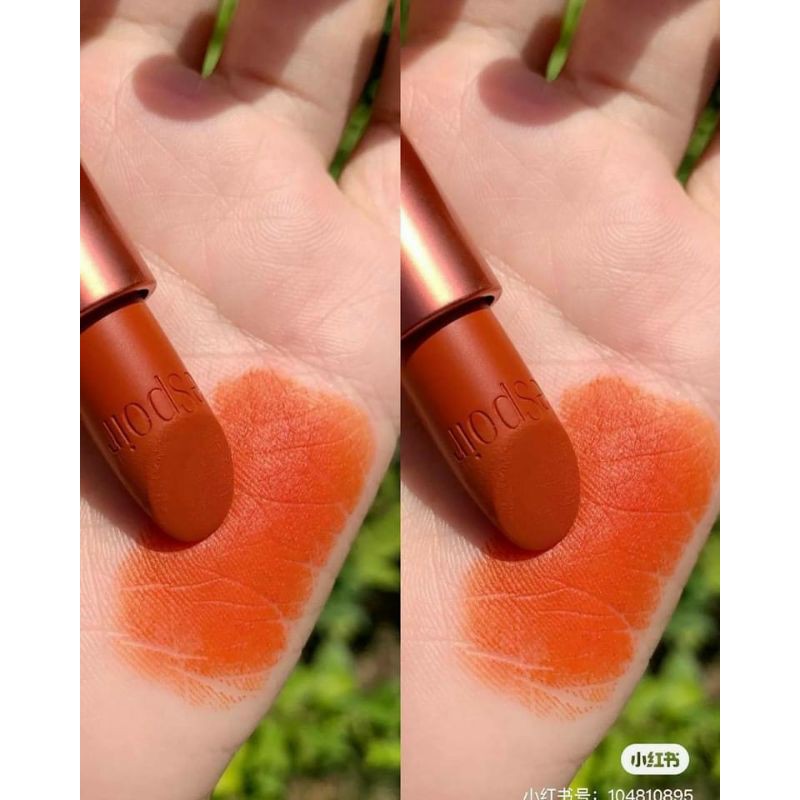 Son ESPOIR 407( Orange meet brown) màu cam nghệ siêu hot của Hàn quốc